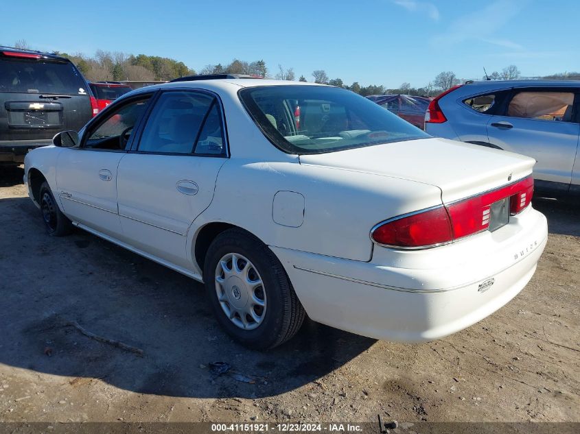 2002 Buick Century Custom VIN: 2G4WS52J721159138 Lot: 41151921