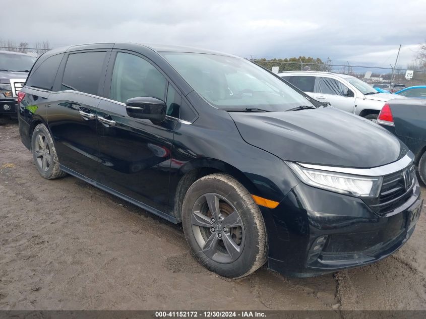 2022 Honda Odyssey Ex VIN: 5FNRL6H55NB035126 Lot: 41152172