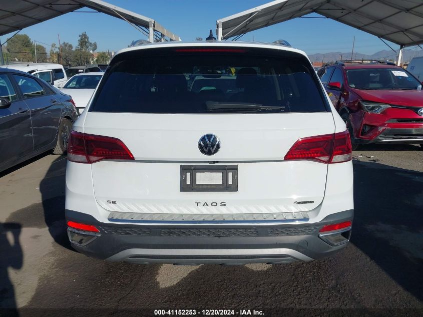 2022 Volkswagen Taos 1.5T Se VIN: 3VVLX7B20NM097528 Lot: 41152253