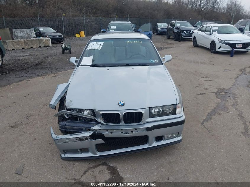 1998 BMW M3 VIN: WBSCD9329WEE07843 Lot: 41152298