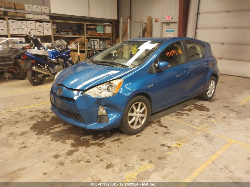 2013 Toyota Prius C Three VIN: JTDKDTB37D1057141 Lot: 41152532