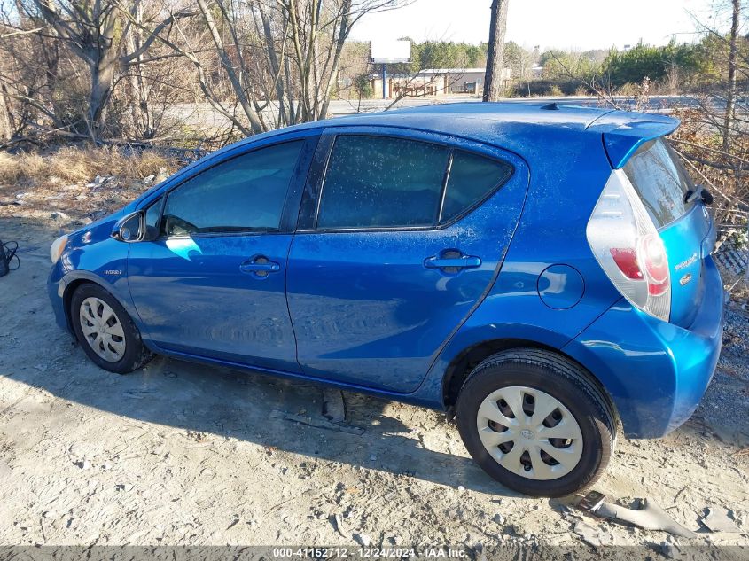 2012 Toyota Prius C One VIN: JTDKDTB30C1518808 Lot: 41152712