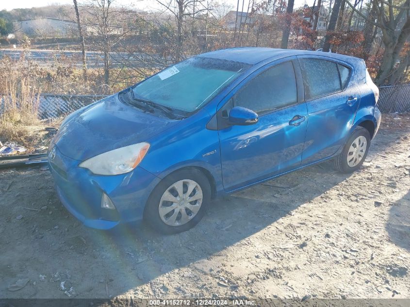 2012 Toyota Prius C One VIN: JTDKDTB30C1518808 Lot: 41152712