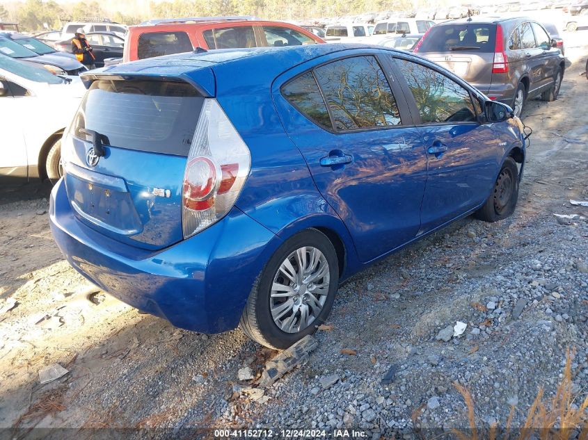 2012 Toyota Prius C One VIN: JTDKDTB30C1518808 Lot: 41152712