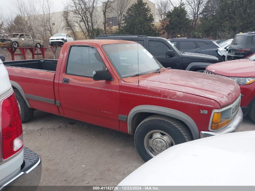 1991 Dodge Dakota VIN: 1B7FL26X1MS349292 Lot: 41152726