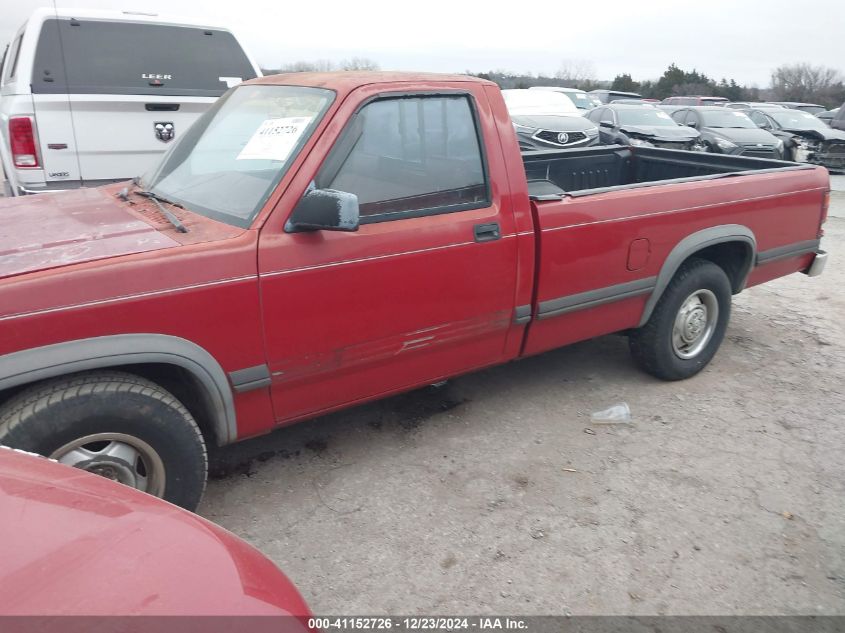 1991 Dodge Dakota VIN: 1B7FL26X1MS349292 Lot: 41152726