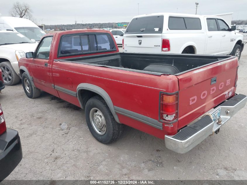 1991 Dodge Dakota VIN: 1B7FL26X1MS349292 Lot: 41152726