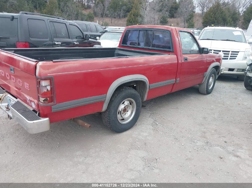 1991 Dodge Dakota VIN: 1B7FL26X1MS349292 Lot: 41152726