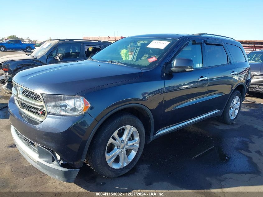 2013 Dodge Durango Crew VIN: 1C4RDJDG7DC680587 Lot: 41153032