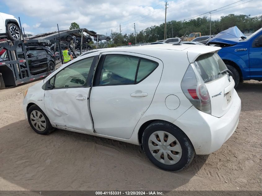 2012 Toyota Prius C Three VIN: JTDKDTB30C1516945 Lot: 41153331