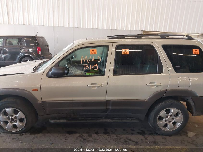 2004 Mazda Tribute Es V6 VIN: 4F2CZ96104KM03252 Lot: 41153343