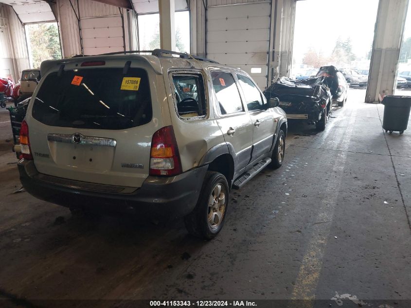 2004 Mazda Tribute Es V6 VIN: 4F2CZ96104KM03252 Lot: 41153343