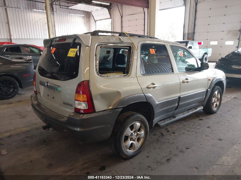 2004 Mazda Tribute Es V6 VIN: 4F2CZ96104KM03252 Lot: 41153343