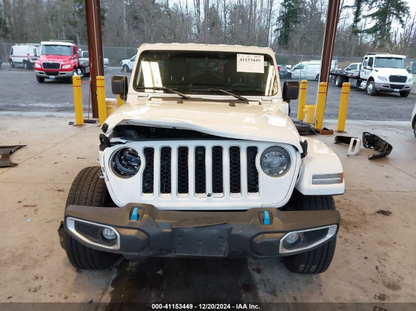 2022 Jeep Wrangler 4Xe Unlimited Sahara 4X4 VIN: 1C4JJXP69NW279859 Lot: 41153449