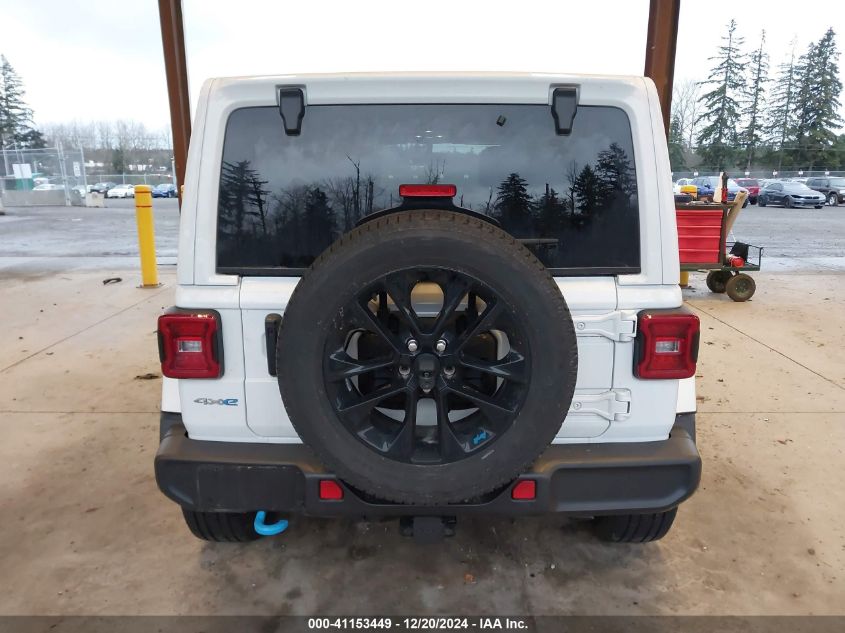 2022 Jeep Wrangler 4Xe Unlimited Sahara 4X4 VIN: 1C4JJXP69NW279859 Lot: 41153449