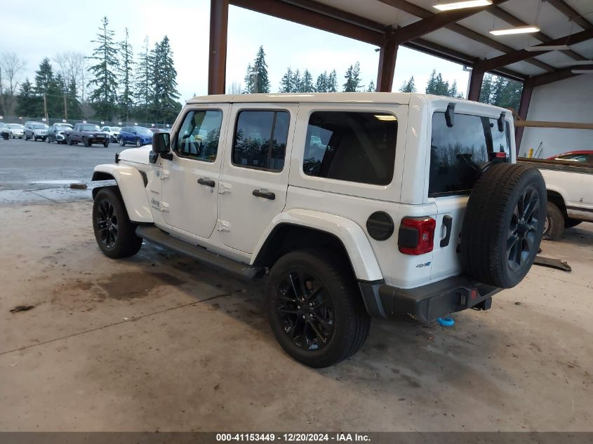 2022 Jeep Wrangler 4Xe Unlimited Sahara 4X4 VIN: 1C4JJXP69NW279859 Lot: 41153449