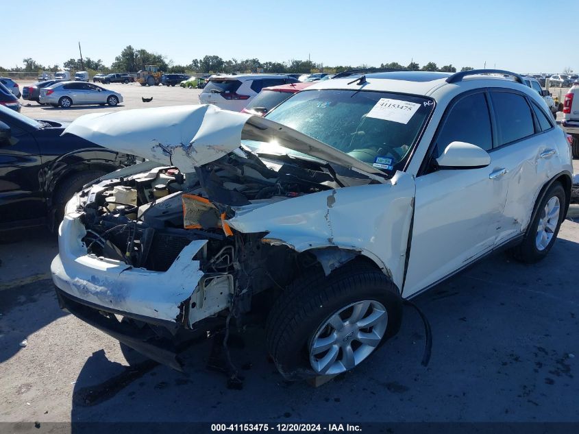 2005 Infiniti Fx35 VIN: JNRAS08U25X109435 Lot: 41153475