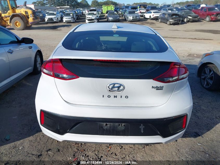 2019 Hyundai Ioniq Hybrid Blue VIN: KMHC65LC3KU110224 Lot: 41153499