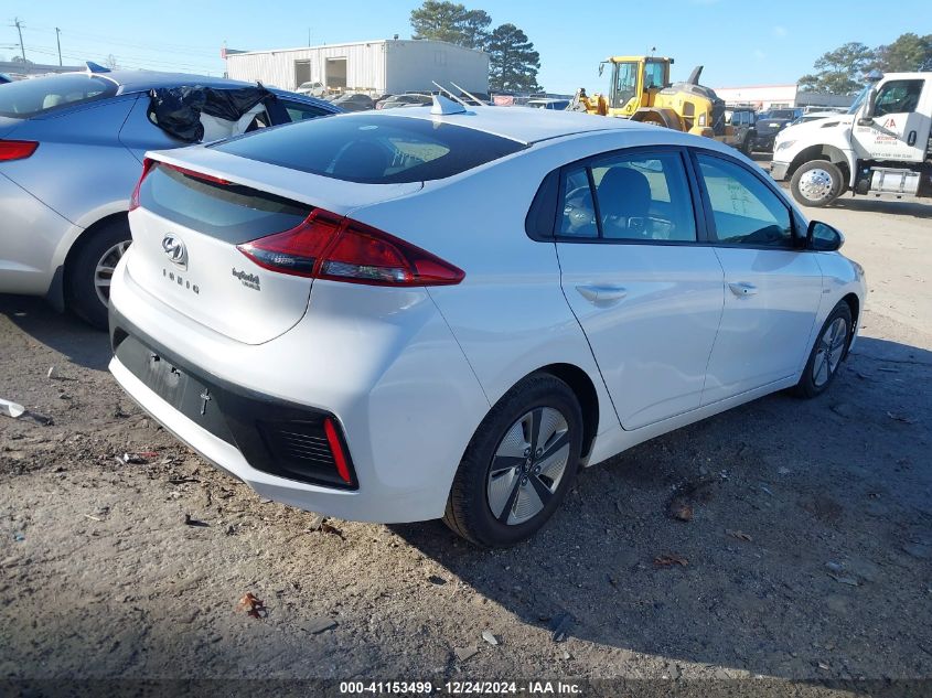 2019 Hyundai Ioniq Hybrid Blue VIN: KMHC65LC3KU110224 Lot: 41153499