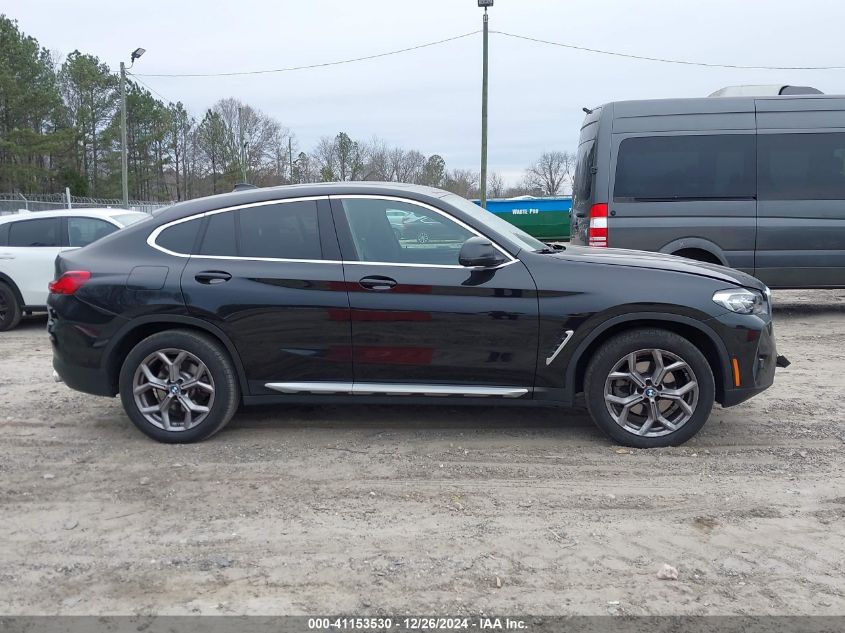 2023 BMW X4 xDrive30I VIN: 5UX33DT01P9S20808 Lot: 41153530