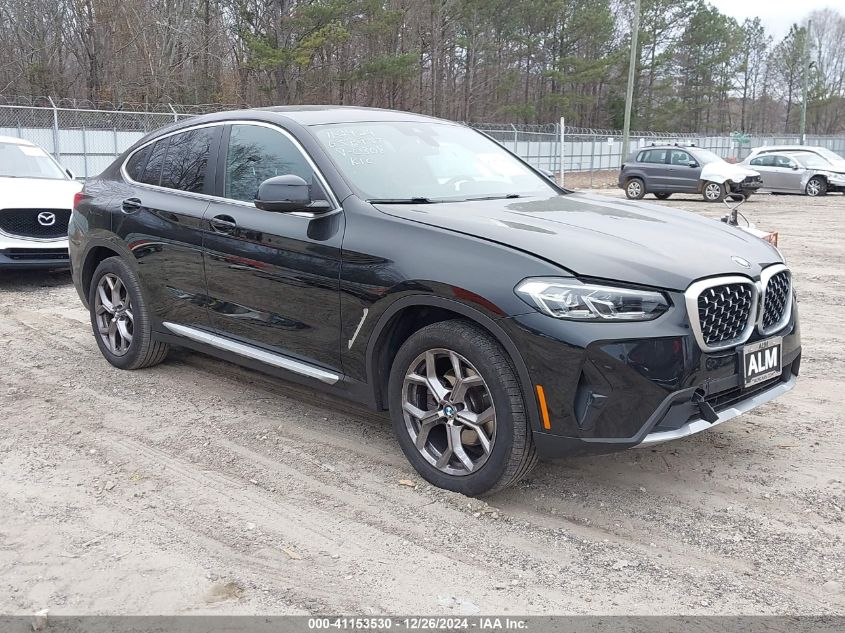 2023 BMW X4 xDrive30I VIN: 5UX33DT01P9S20808 Lot: 41153530