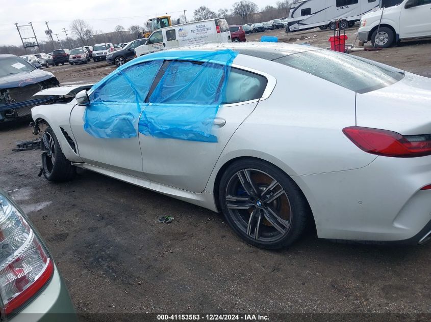 2022 BMW M850I Gtan Coupe xDrive VIN: WBAGV8C07NCJ68473 Lot: 41153583