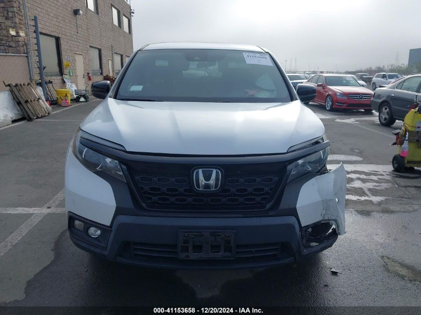 2019 Honda Passport Sport VIN: 5FNYF7H23KB009733 Lot: 41153658