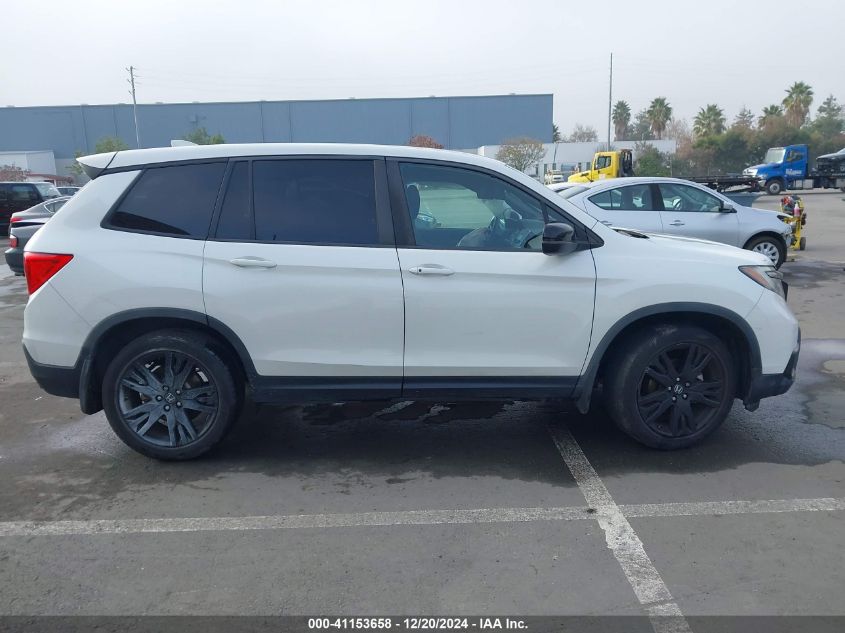 2019 Honda Passport Sport VIN: 5FNYF7H23KB009733 Lot: 41153658