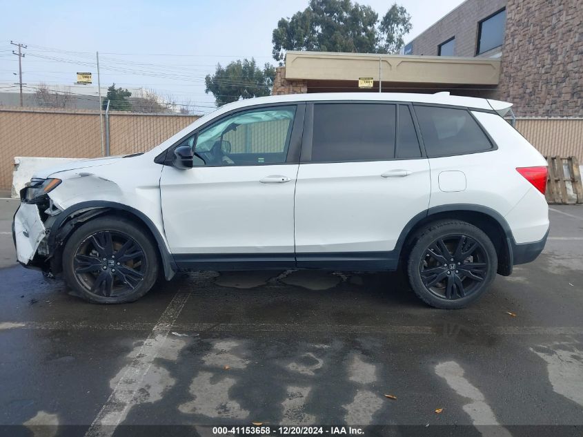 2019 Honda Passport Sport VIN: 5FNYF7H23KB009733 Lot: 41153658