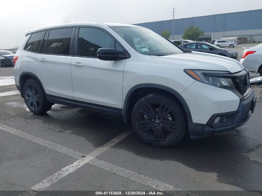 2019 Honda Passport Sport VIN: 5FNYF7H23KB009733 Lot: 41153658