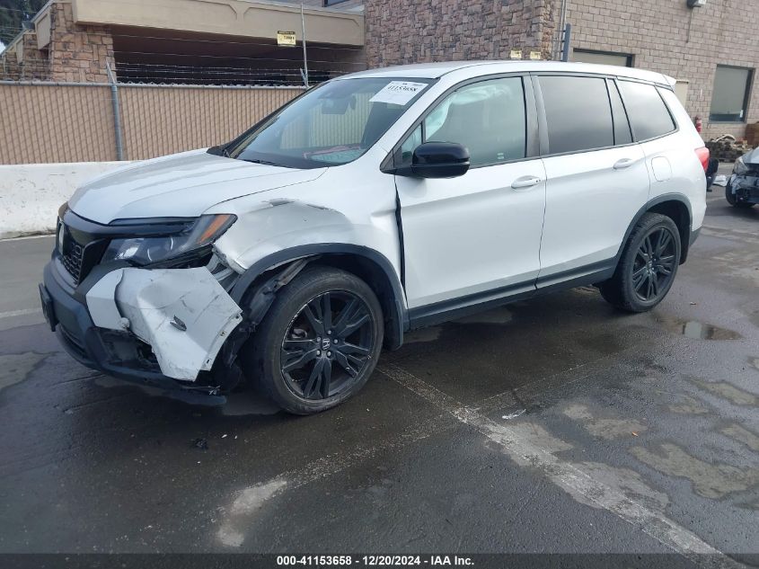 2019 Honda Passport Sport VIN: 5FNYF7H23KB009733 Lot: 41153658