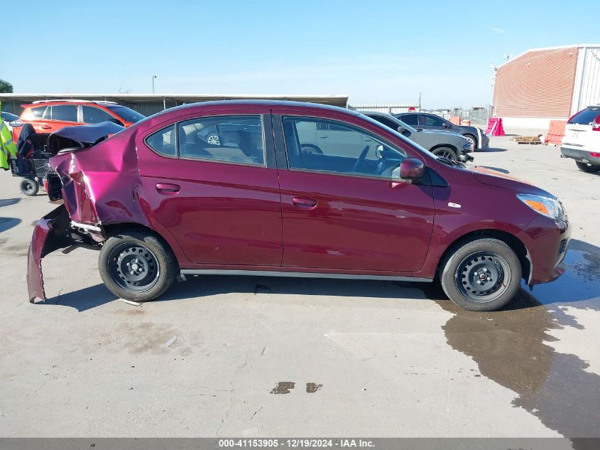 2022 Mitsubishi Mirage G4 Es VIN: ML32FUFJ2NHF03767 Lot: 41153905