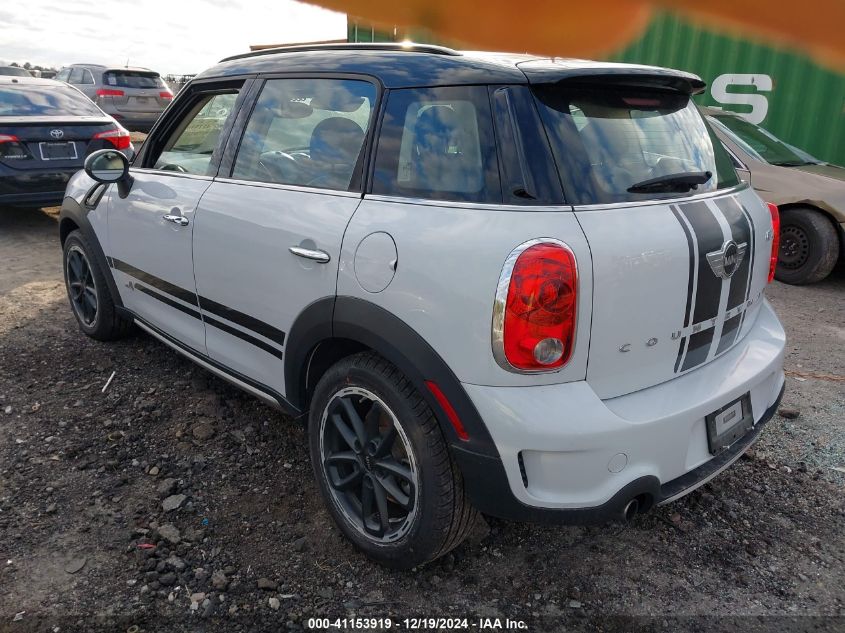 2016 Mini Countryman Cooper S VIN: WMWZC5C59GWU00520 Lot: 41153919