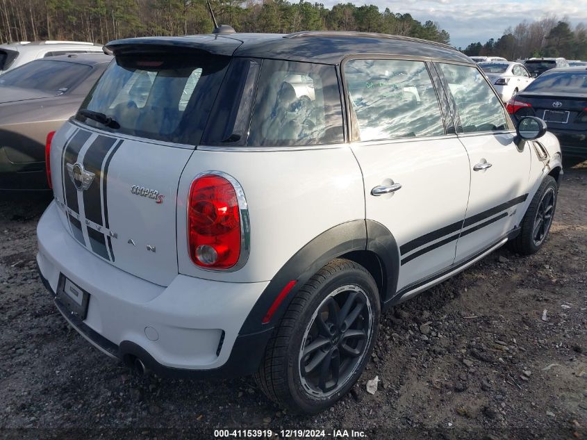 2016 Mini Countryman Cooper S VIN: WMWZC5C59GWU00520 Lot: 41153919