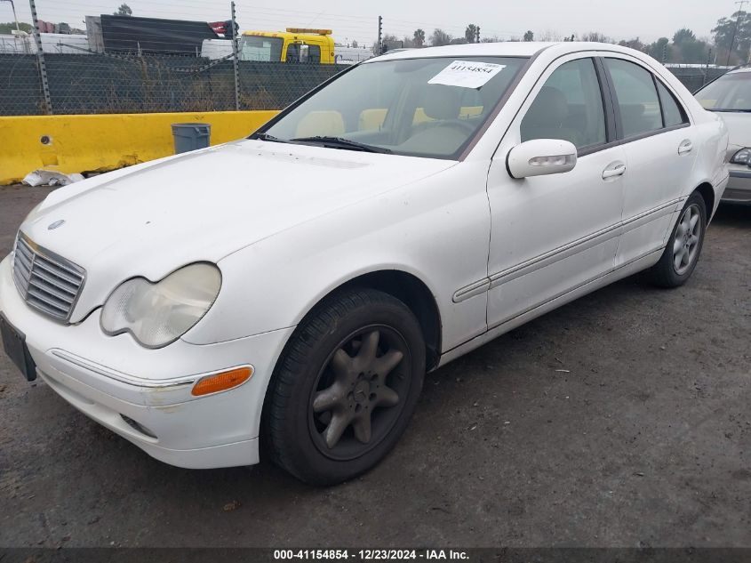 2002 Mercedes-Benz C 240 VIN: WDBRF61J62F165968 Lot: 41154854