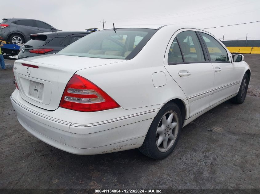 2002 Mercedes-Benz C 240 VIN: WDBRF61J62F165968 Lot: 41154854