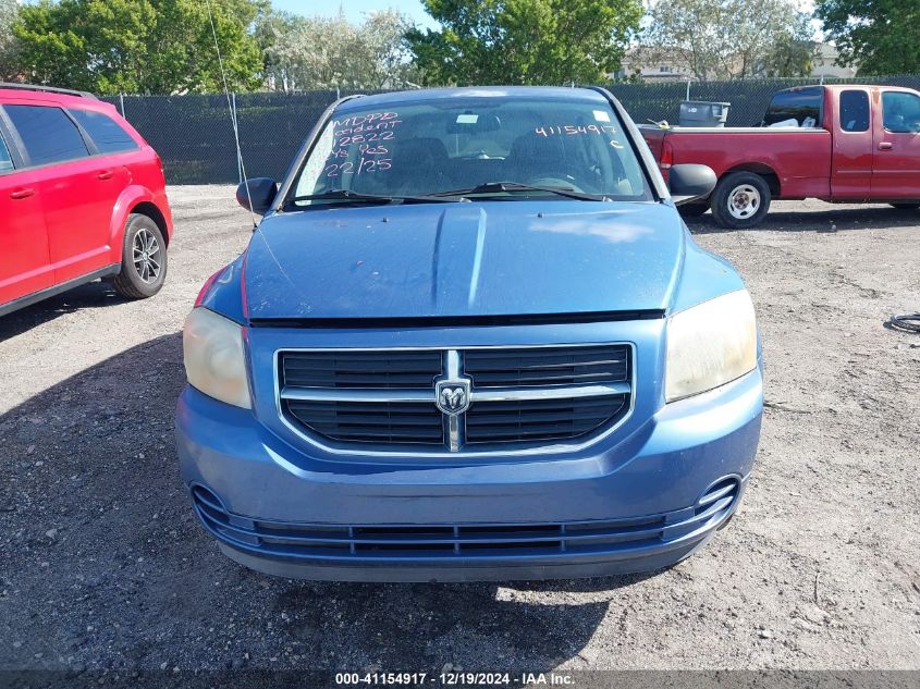 2007 Dodge Caliber Sxt VIN: 1B3HB48B27D312822