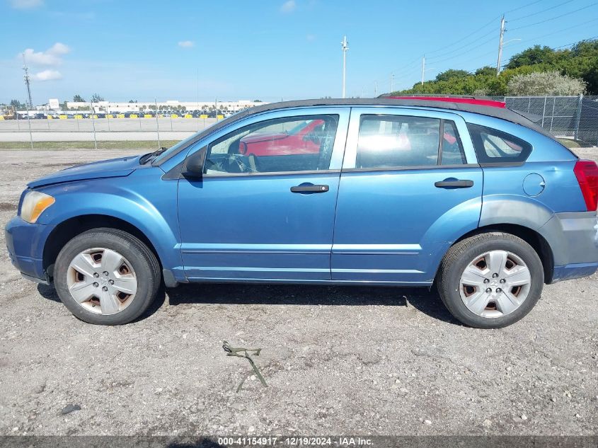 2007 Dodge Caliber Sxt VIN: 1B3HB48B27D312822