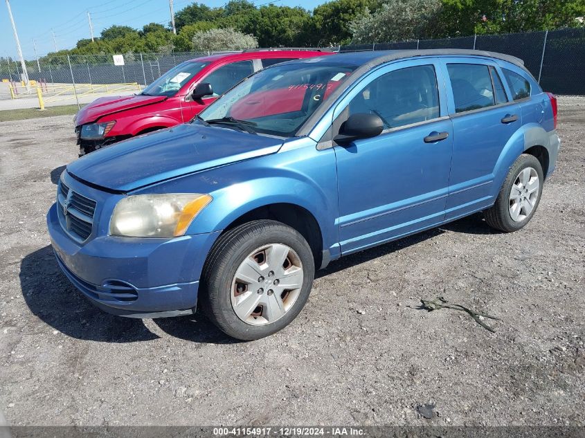 2007 Dodge Caliber Sxt VIN: 1B3HB48B27D312822