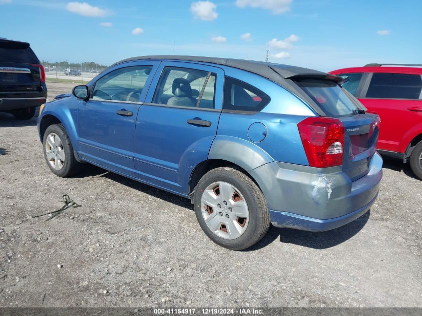 2007 Dodge Caliber Sxt VIN: 1B3HB48B27D312822