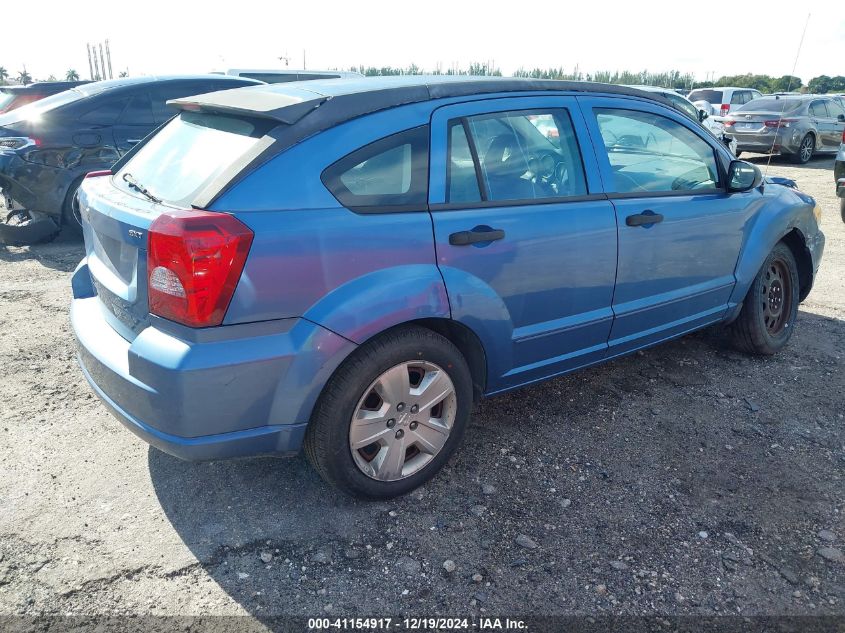 2007 Dodge Caliber Sxt VIN: 1B3HB48B27D312822