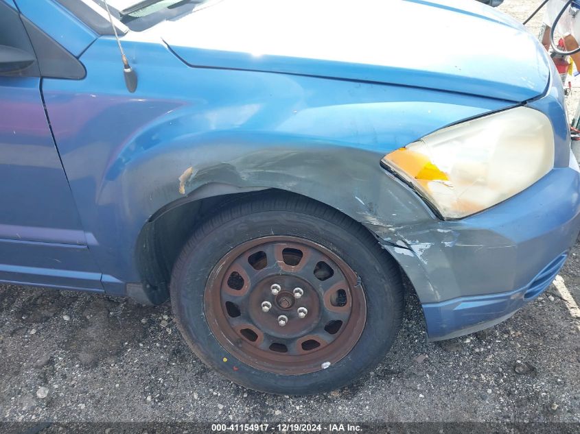 2007 Dodge Caliber Sxt VIN: 1B3HB48B27D312822