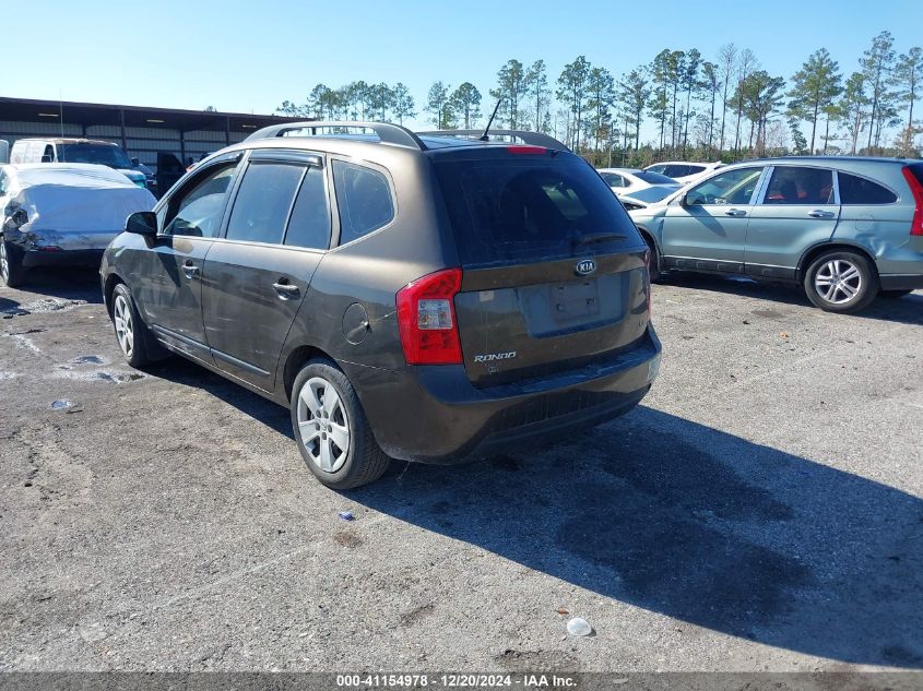 2009 Kia Rondo Lx VIN: KNAFG529297263834 Lot: 41154978