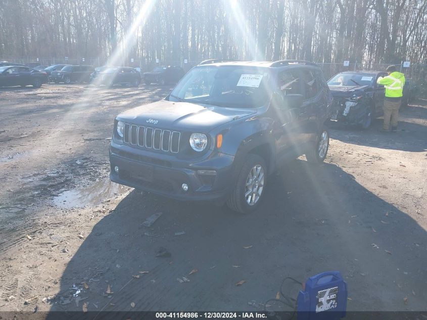 2022 Jeep Renegade Latitude 4X4 VIN: ZACNJDB13NPN78706 Lot: 41154986