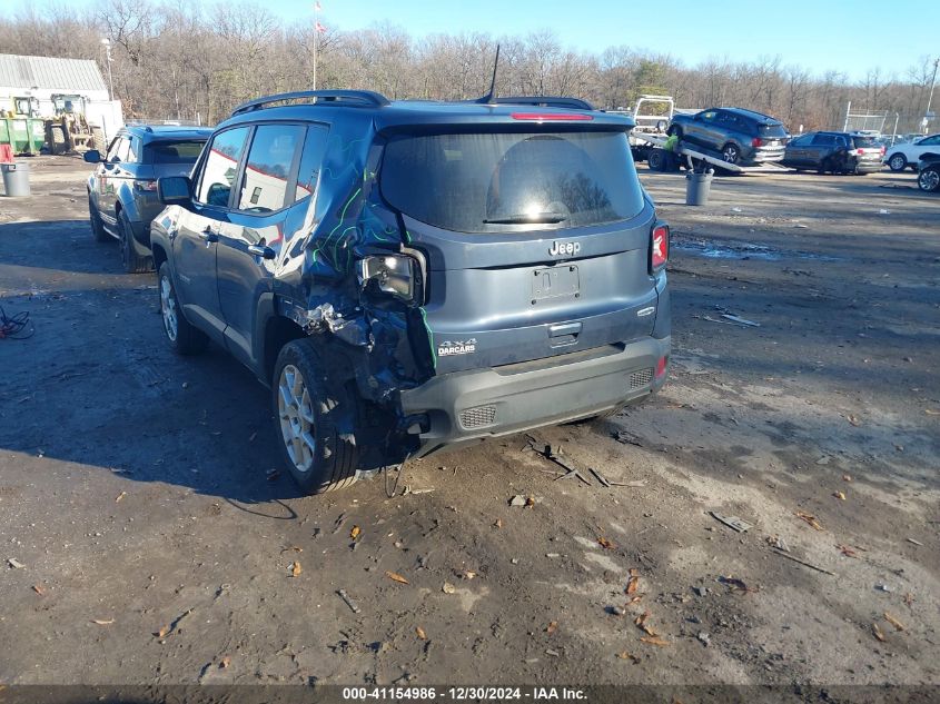 2022 Jeep Renegade Latitude 4X4 VIN: ZACNJDB13NPN78706 Lot: 41154986