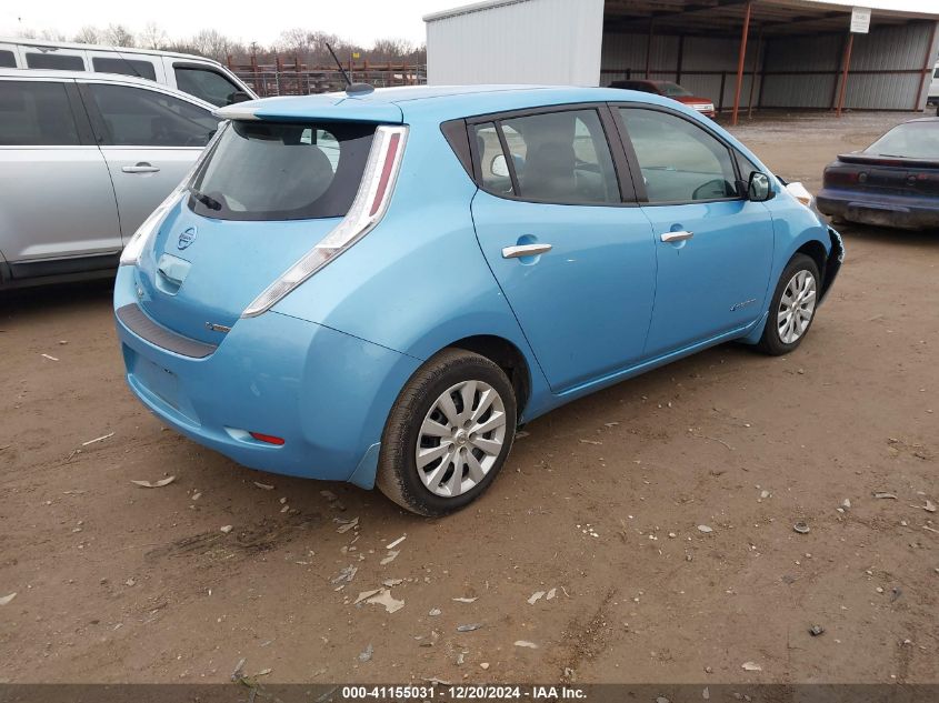 2015 Nissan Leaf S VIN: 1N4AZ0CP7FC331593 Lot: 41155031