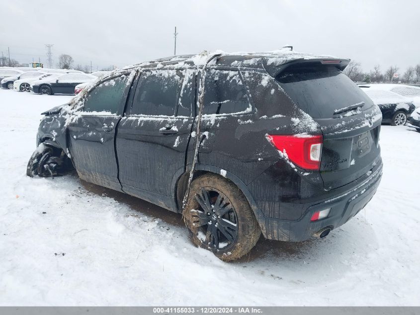 2019 Honda Passport Sport VIN: 5FNYF8H20KB019366 Lot: 41155033