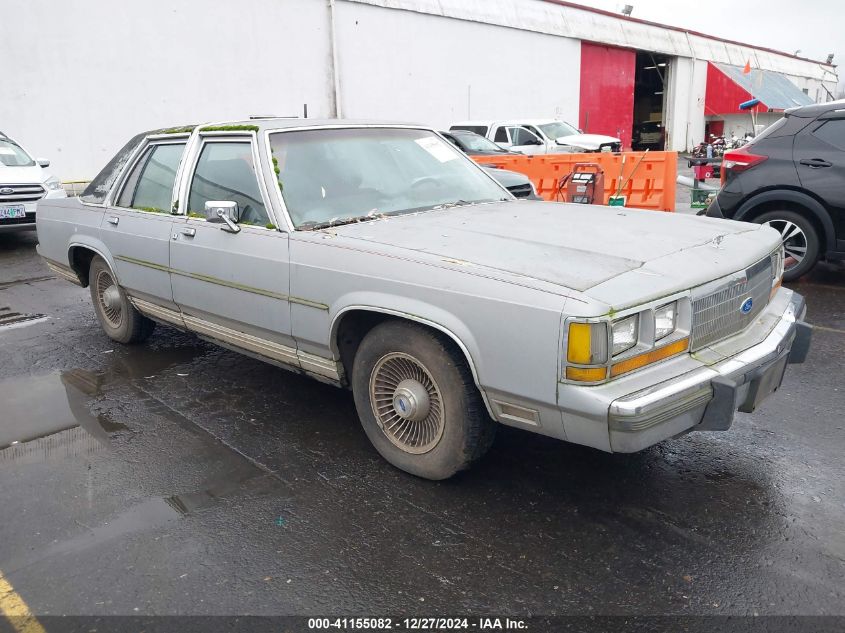 1988 Ford Crown Victoria Lx VIN: 2FABP74F2JX162653 Lot: 41155082