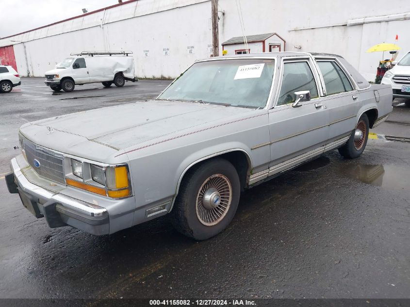 1988 Ford Crown Victoria Lx VIN: 2FABP74F2JX162653 Lot: 41155082