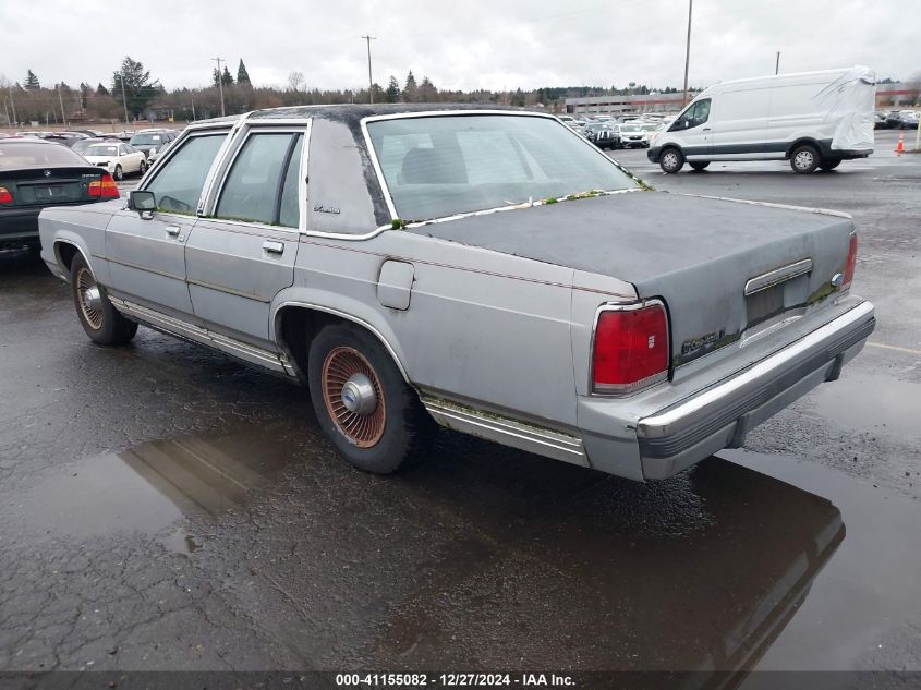 1988 Ford Crown Victoria Lx VIN: 2FABP74F2JX162653 Lot: 41155082